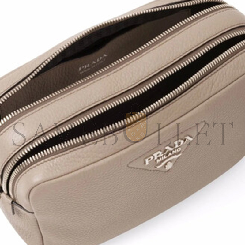 Pra*a flou leather shoulder bag 1bh082 (22*14*8cm)